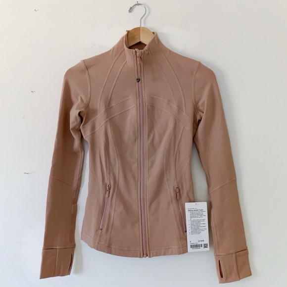 Lululemon Define Jacket Pink Clay Brown Tan Neutral Size 4 - Picture 1 of 4